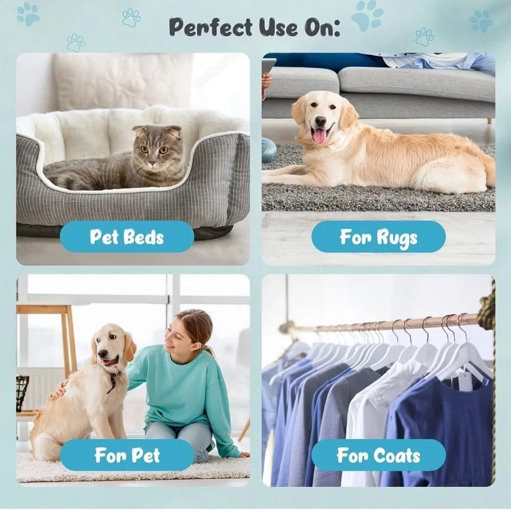 4pcs pet hair remover & removal strip